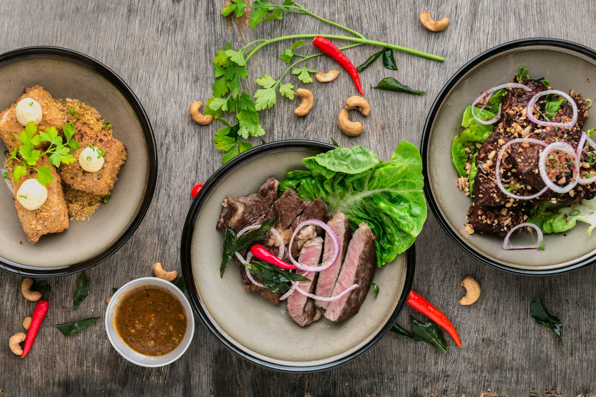 Fresh multi-cuisine dining prepared for resort guests